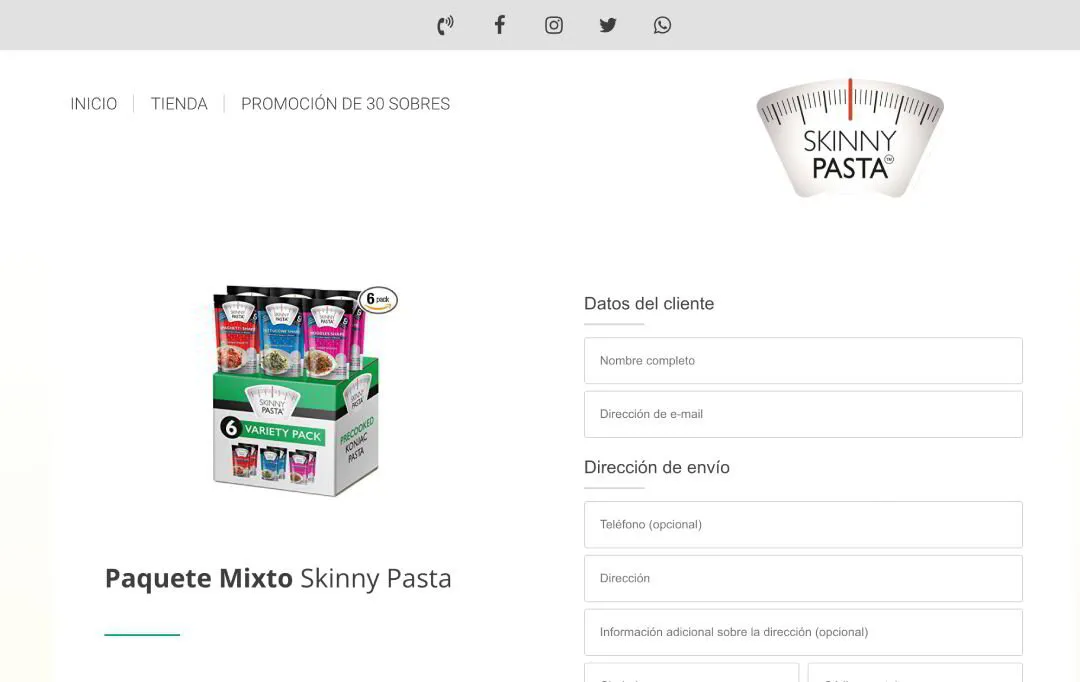 Proyecto de SkinnyPasta