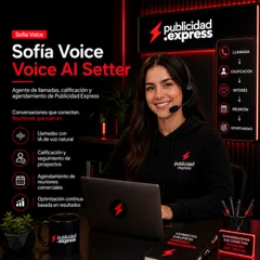 Sofía Voice, Estrategia de voz en Publicidad.Express