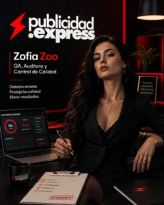 Zofia Zoo, QA y calidad visual en Publicidad.Express